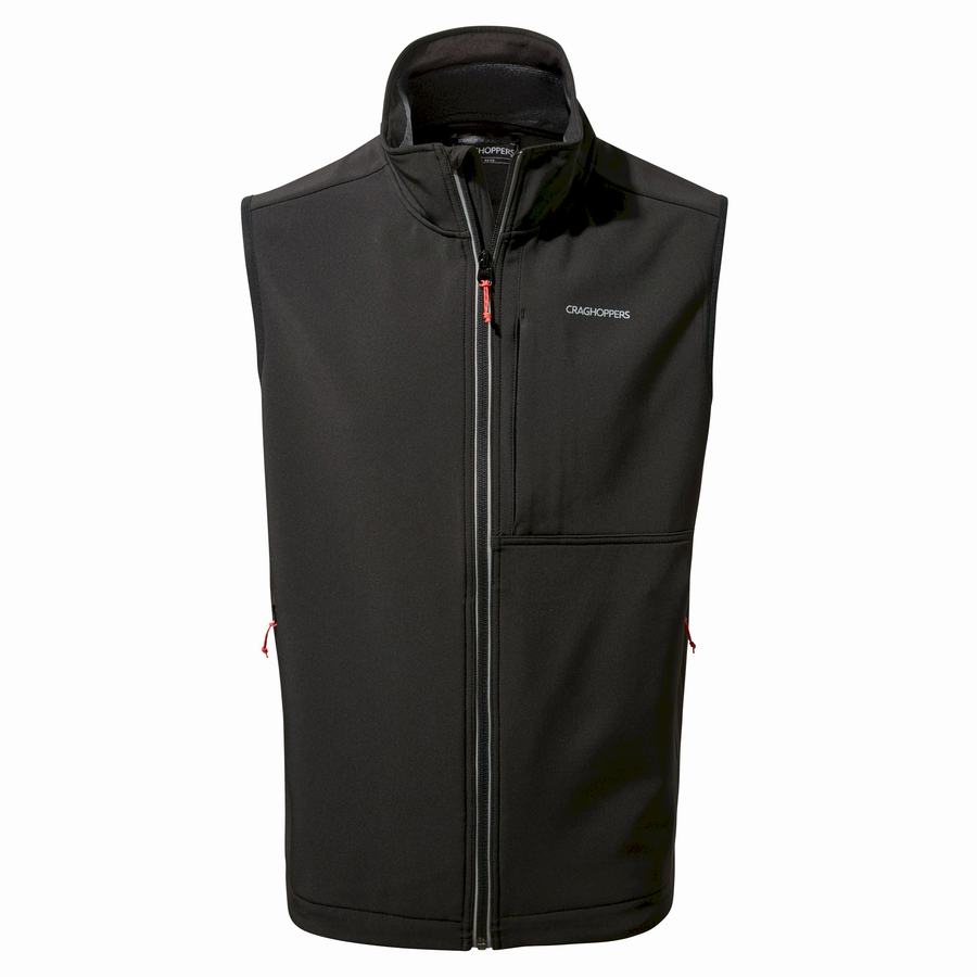 Craghoppers Altis Vest Veste Herre Sort | OBU674VA