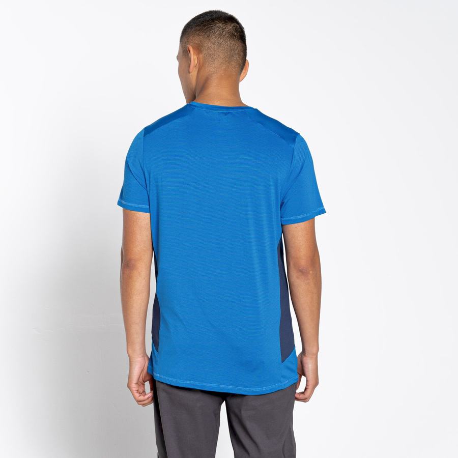 Craghoppers Atmos Kort Sleeved T-shirts Herre Blå | ANU6055IP