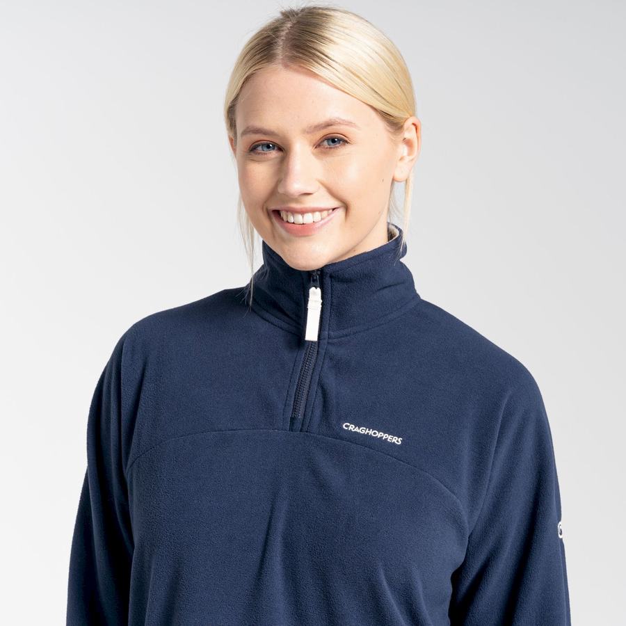 Craghoppers Cabrillo Half Zip Trøjer Dame Blå Mørkeblå | NYX2339AM