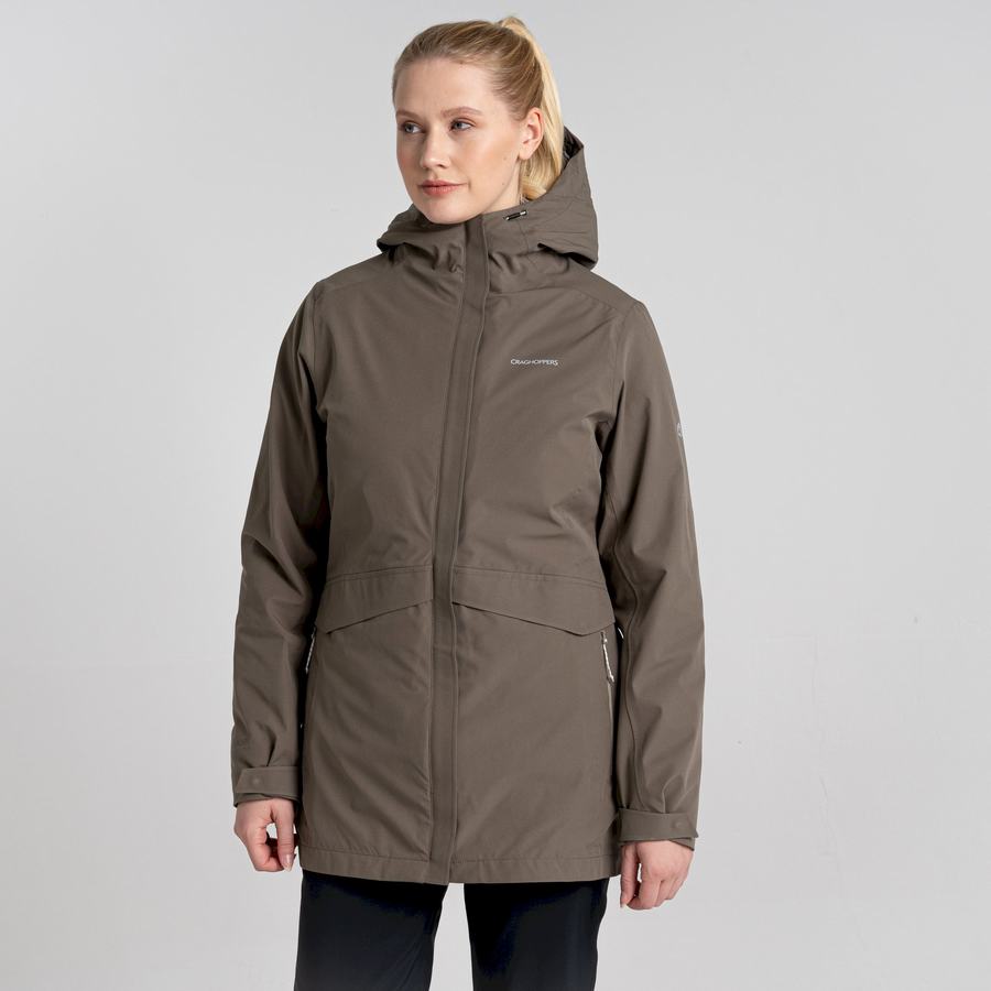 Craghoppers Caldbeck Pro 3 in 1 Jakker Dame Olivengrøn | PAN7741EE