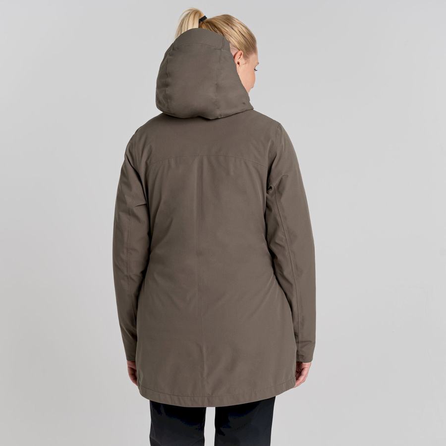 Craghoppers Caldbeck Pro 3 in 1 Jakker Dame Olivengrøn | PAN7741EE