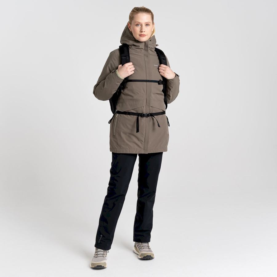 Craghoppers Caldbeck Pro 3 in 1 Jakker Dame Olivengrøn | PAN7741EE