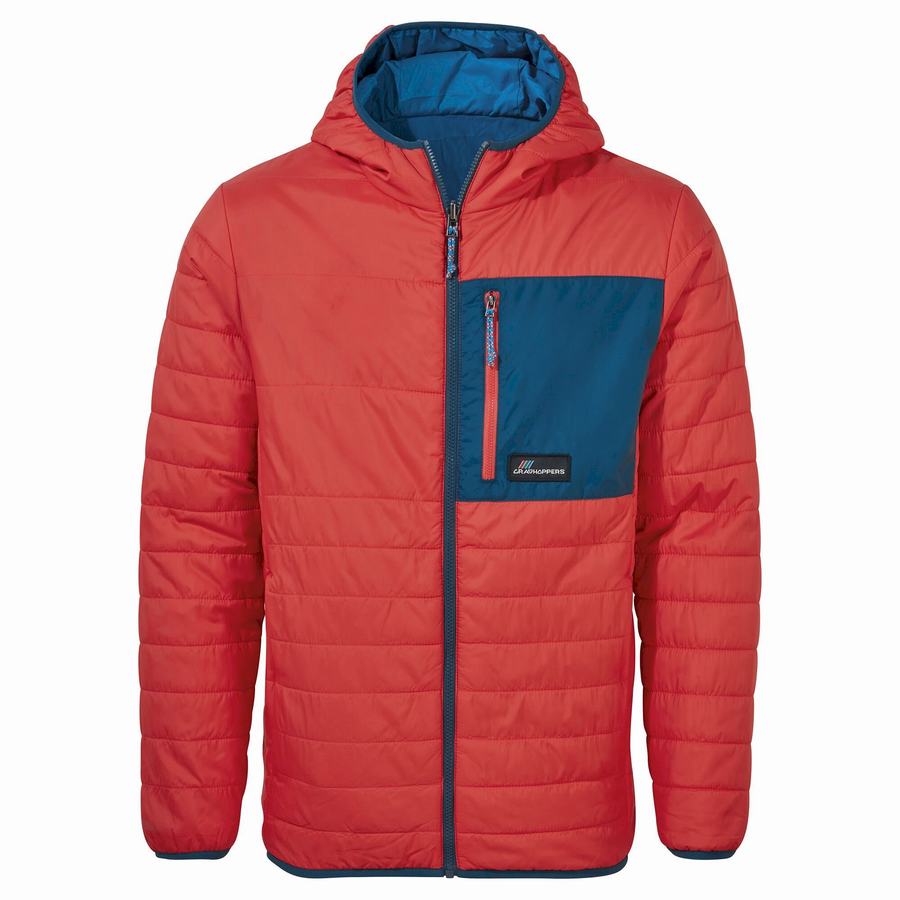 Craghoppers Cameo CompressLite Hætte Jakker Dame Orange Rød | OAT5040KS