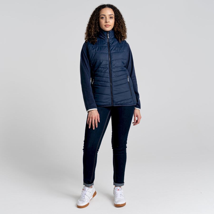 Craghoppers Compresslite VI Vest Veste Dame Blå Mørkeblå | KKU998NR