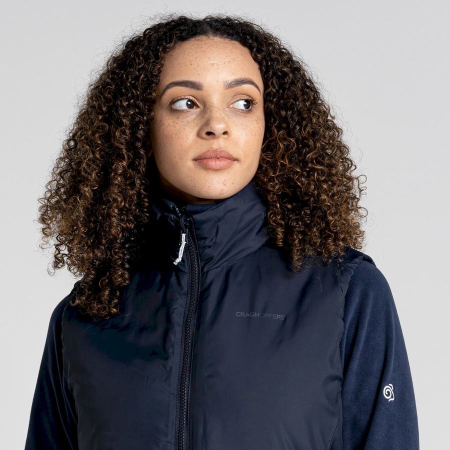 Craghoppers Compresslite VI Vest Veste Dame Blå Mørkeblå | KKU998NR