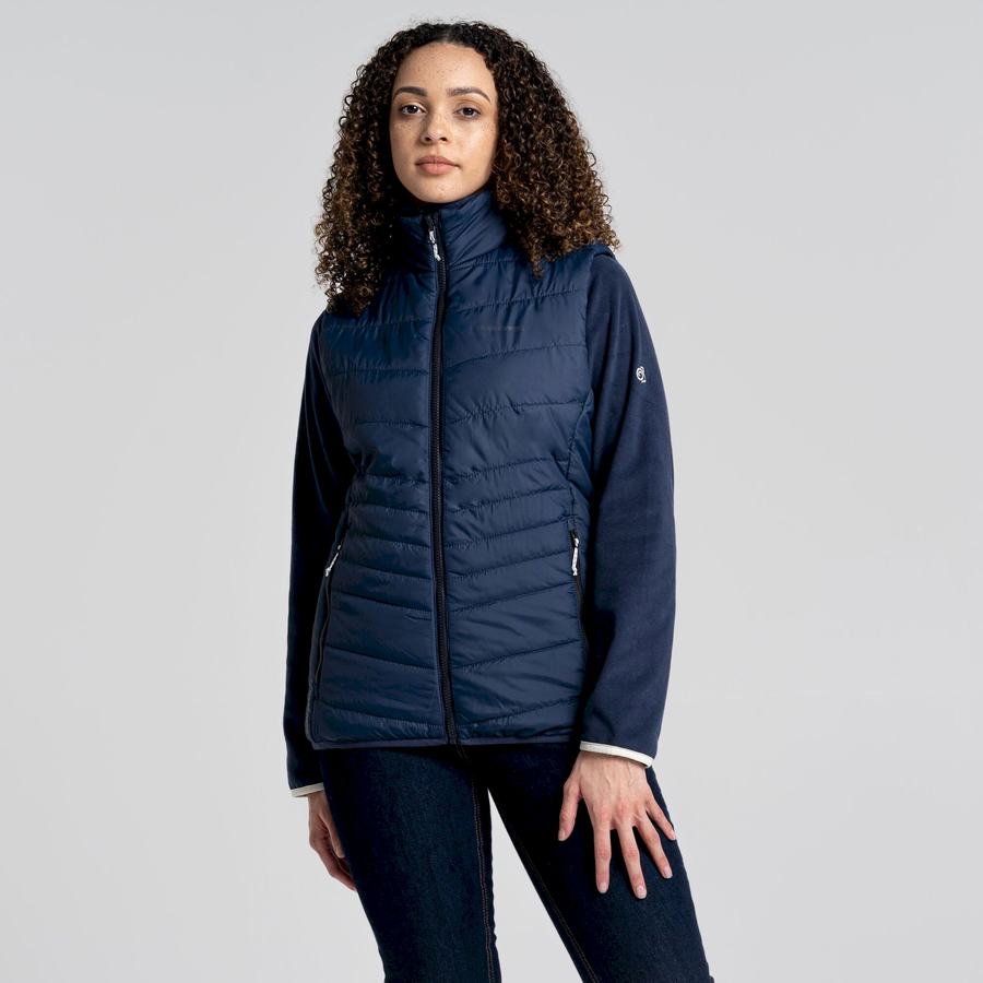 Craghoppers Compresslite VI Vest Veste Dame Blå Mørkeblå | KKU998NR