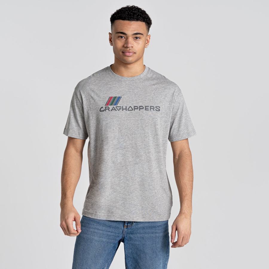 Craghoppers Crosby Kort Sleeved T-shirts Herre Grå | WAZ9418KW