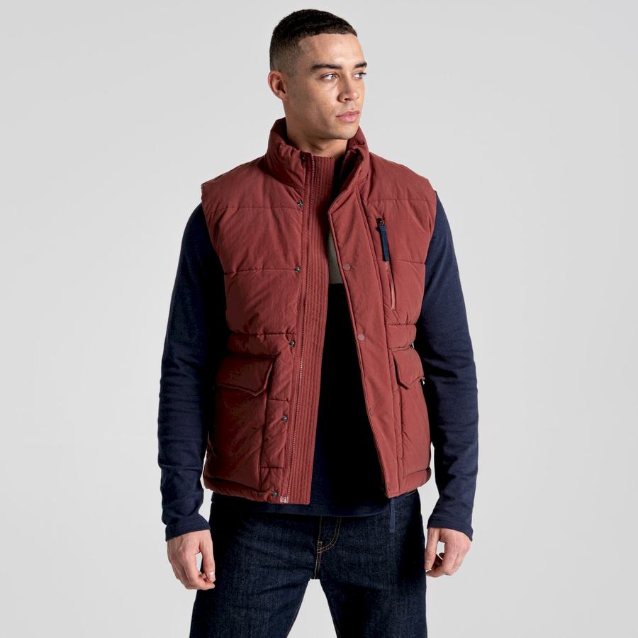 Craghoppers Dunbeath Vest Veste Herre Rød | SON9253AO