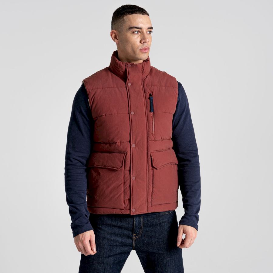 Craghoppers Dunbeath Vest Veste Herre Rød | SON9253AO