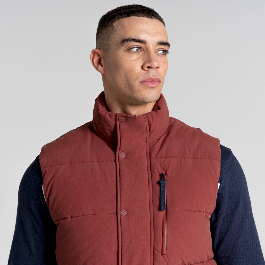 Craghoppers Dunbeath Vest Veste Herre Rød | SON9253AO