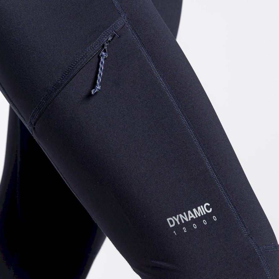 Craghoppers Dynamic Cropped Leggings Dame Mørkeblå | GHA5023RI