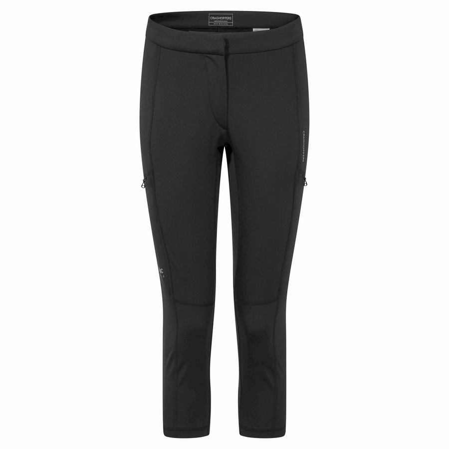 Craghoppers Dynamic Cropped Leggings Dame Sort | OGF2262RH