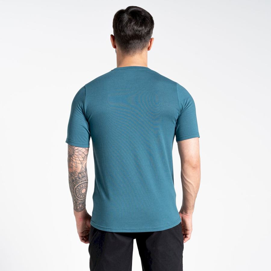 Craghoppers Dynamic Kort Sleeved T-shirts Herre Grøn | KXF9157IK