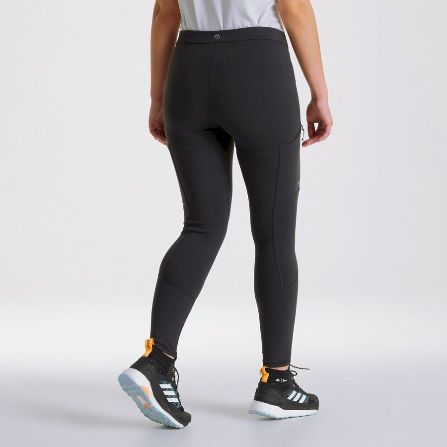 Craghoppers Dynamic Leggings Dame Sort | ZUT2889ZA