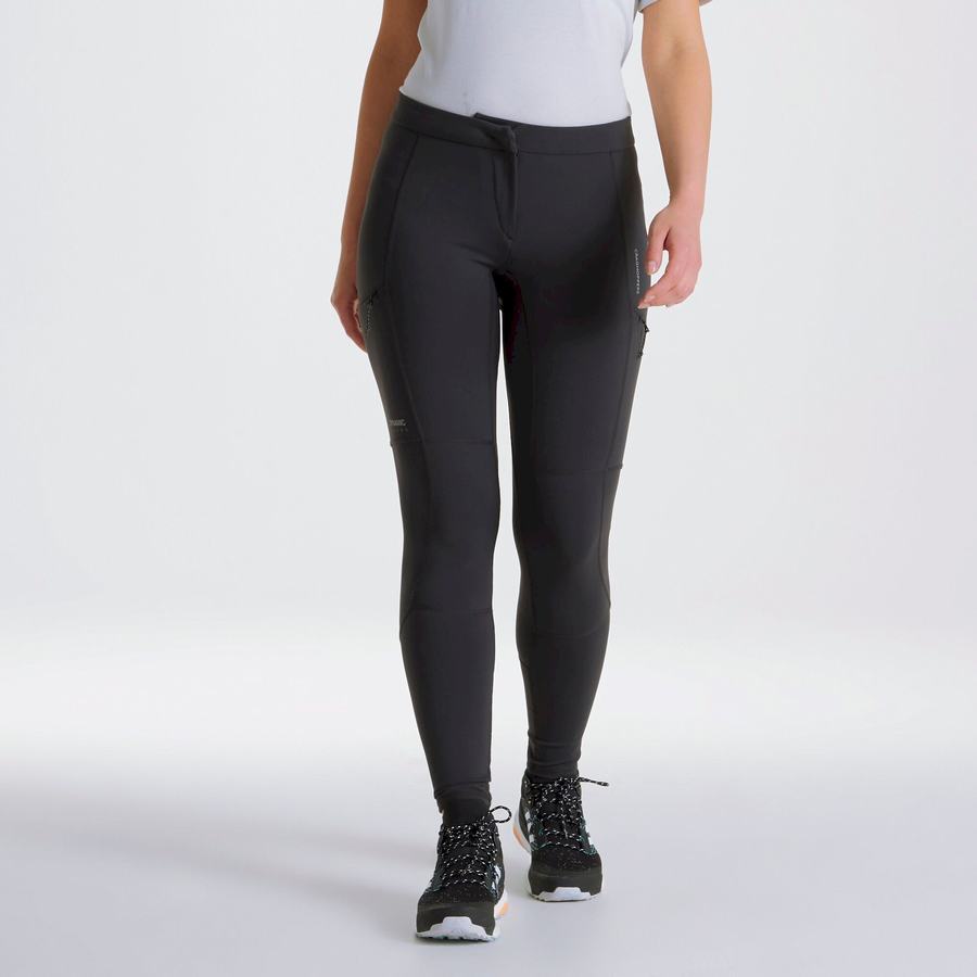 Craghoppers Dynamic Leggings Dame Sort | ZUT2889ZA