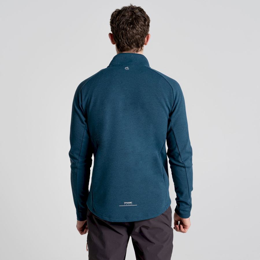 Craghoppers Dynamic Pro Half Zip Trøjer Herre Mørkeblå | BWW1236SI