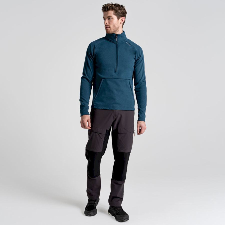 Craghoppers Dynamic Pro Half Zip Trøjer Herre Mørkeblå | BWW1236SI