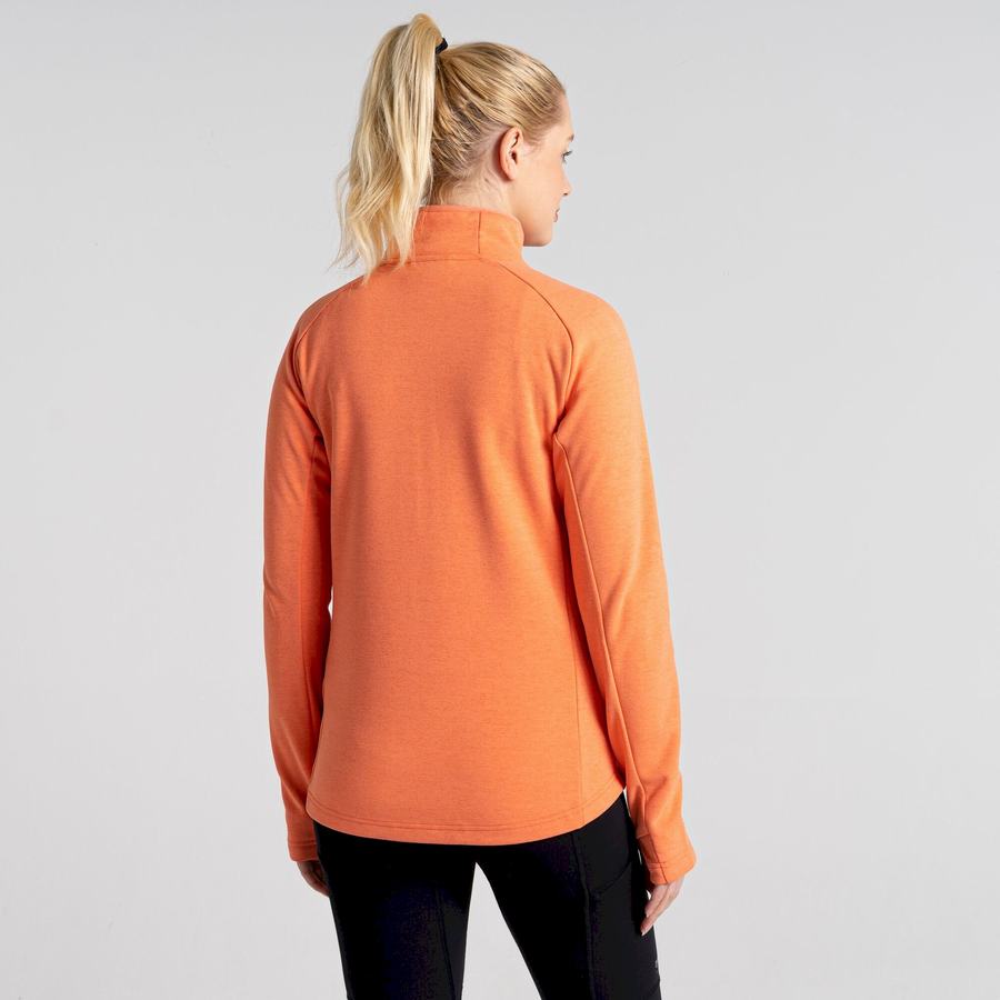 Craghoppers Dynamic Pro Half Zip Trøjer Dame Koral | EAN9215PO