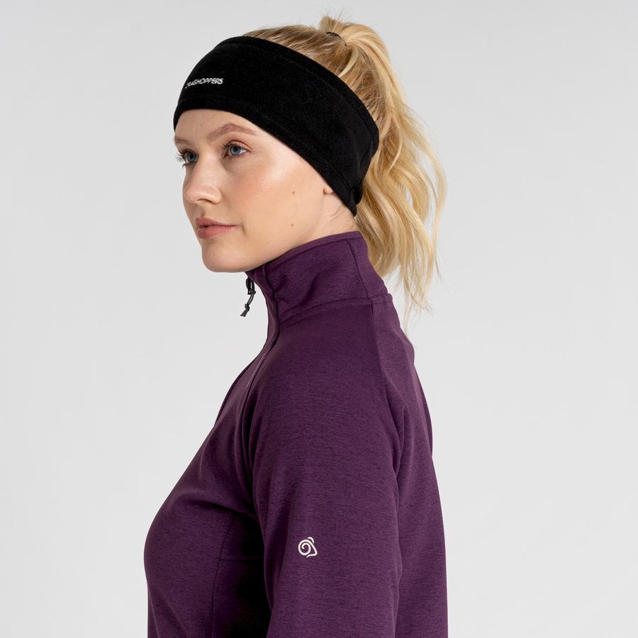 Craghoppers Dynamic Pro Half Zip Trøjer Dame Dyb Lilla | GDH3080JJ