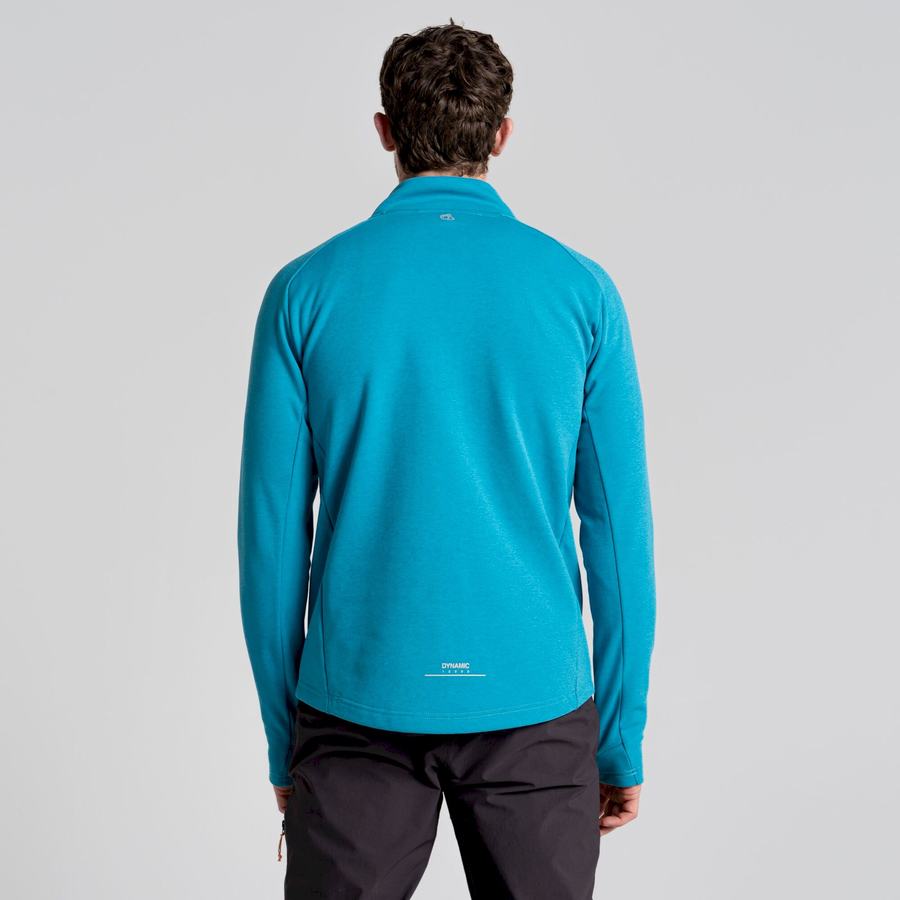 Craghoppers Dynamic Pro Half Zip Trøjer Herre Blå | GGH872CQ