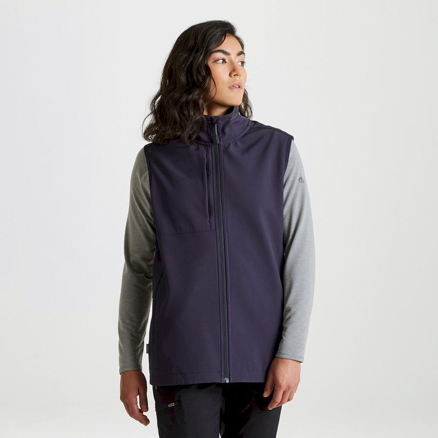 Craghoppers Expert Basecamp Softshell Vest Veste Herre Mørkeblå | UTM280AW