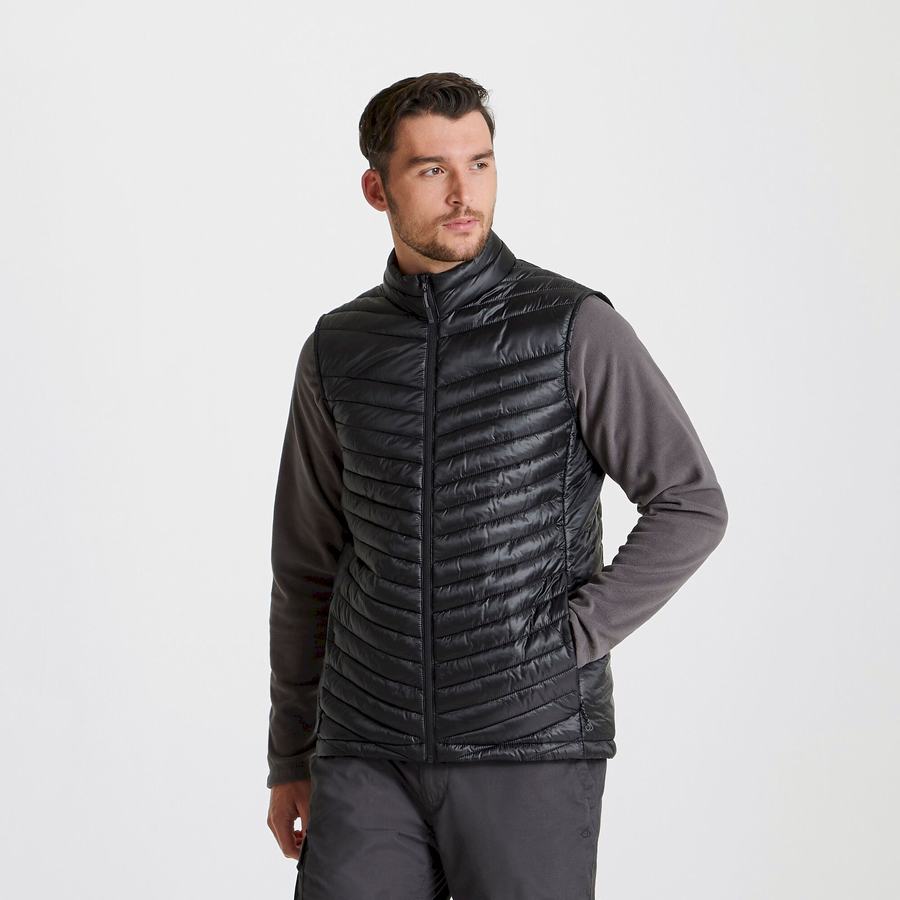 Craghoppers Expert Expolite Thermal Vest Veste Herre Sort | BNS1255CN