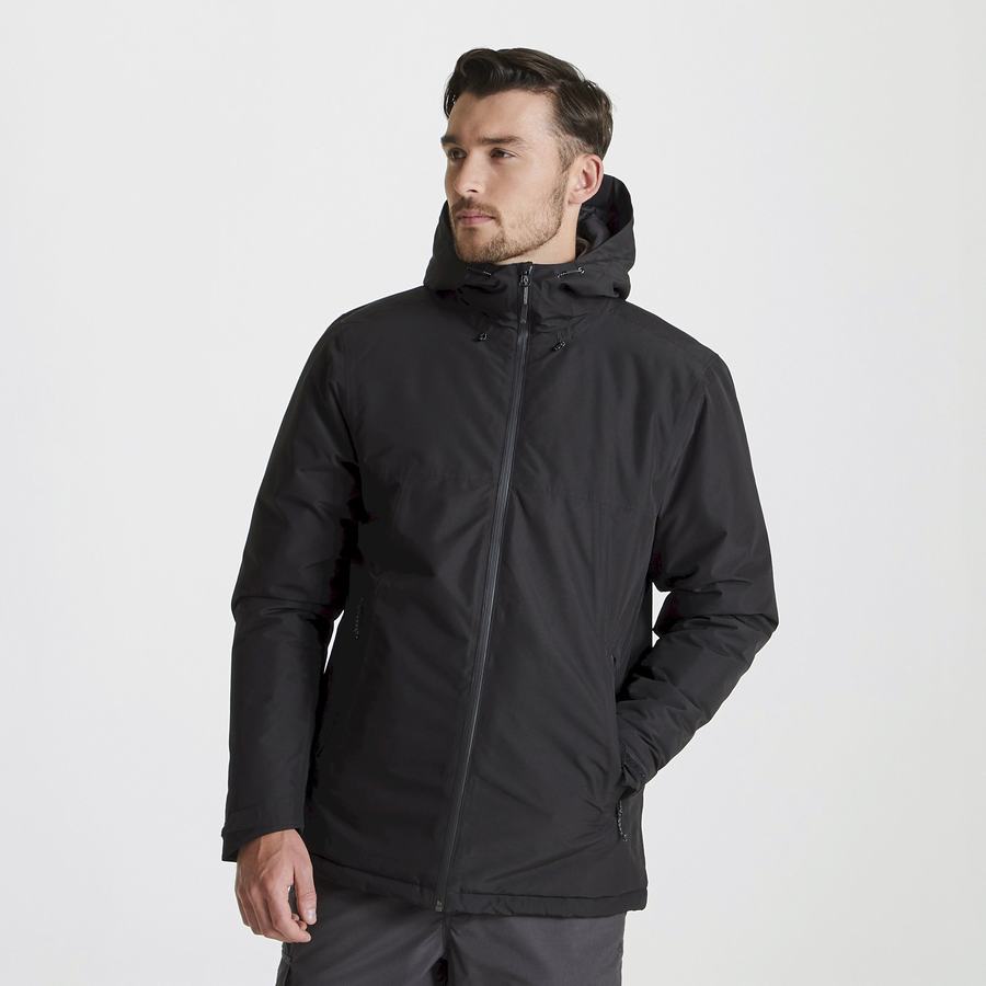 Craghoppers Expert Thermic Insulated Jakker Herre Sort | LMO6092QY