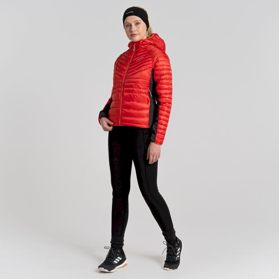 Craghoppers ExpoLite Insulated Hætte Jakker Dame Orange | KZV6632HO