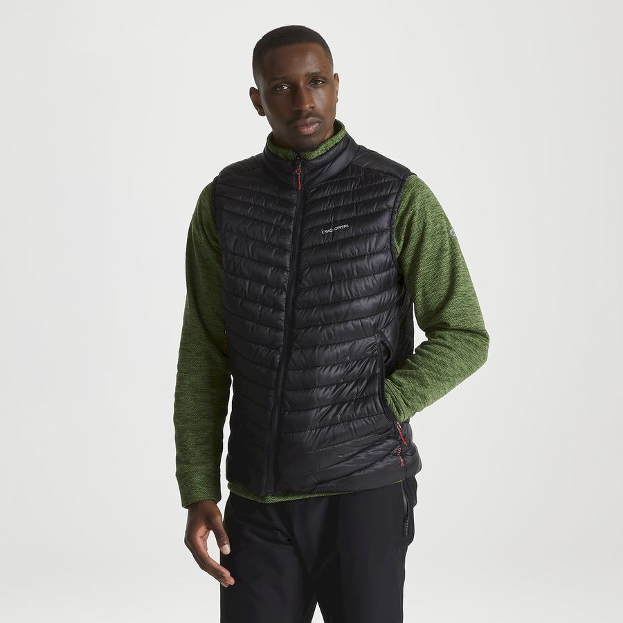 Craghoppers ExpoLite Vest Veste Herre Sort | ECO7686VW