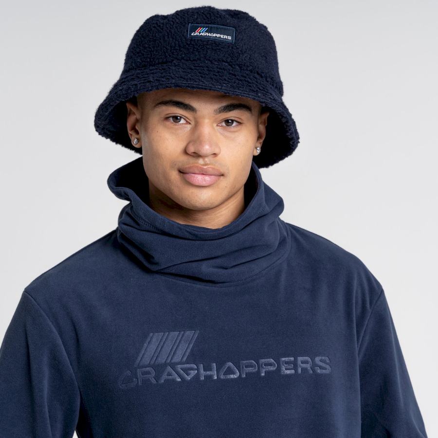 Craghoppers Frey Overhead Sweatshirts Herre Blå Mørkeblå | POX10042XW