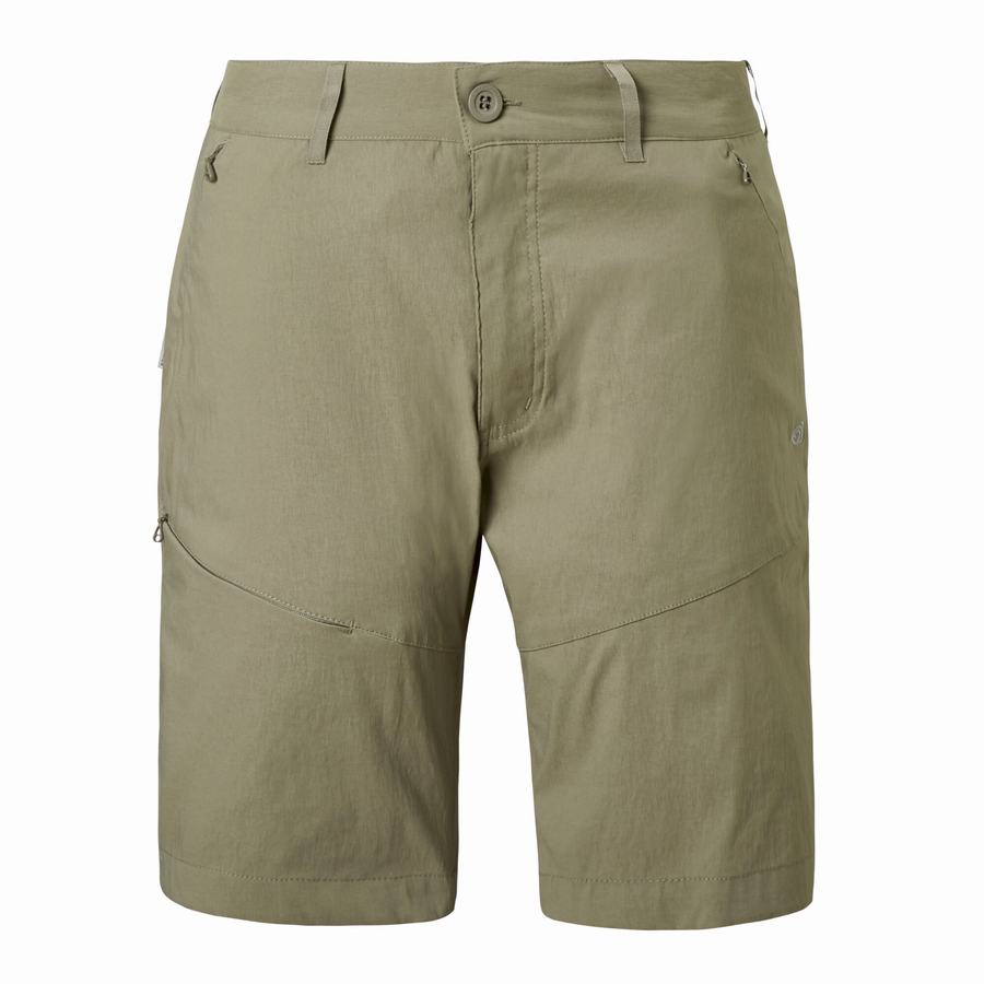 Craghoppers Kiwi Pro Shorts Herre Khaki | SUY8411RD