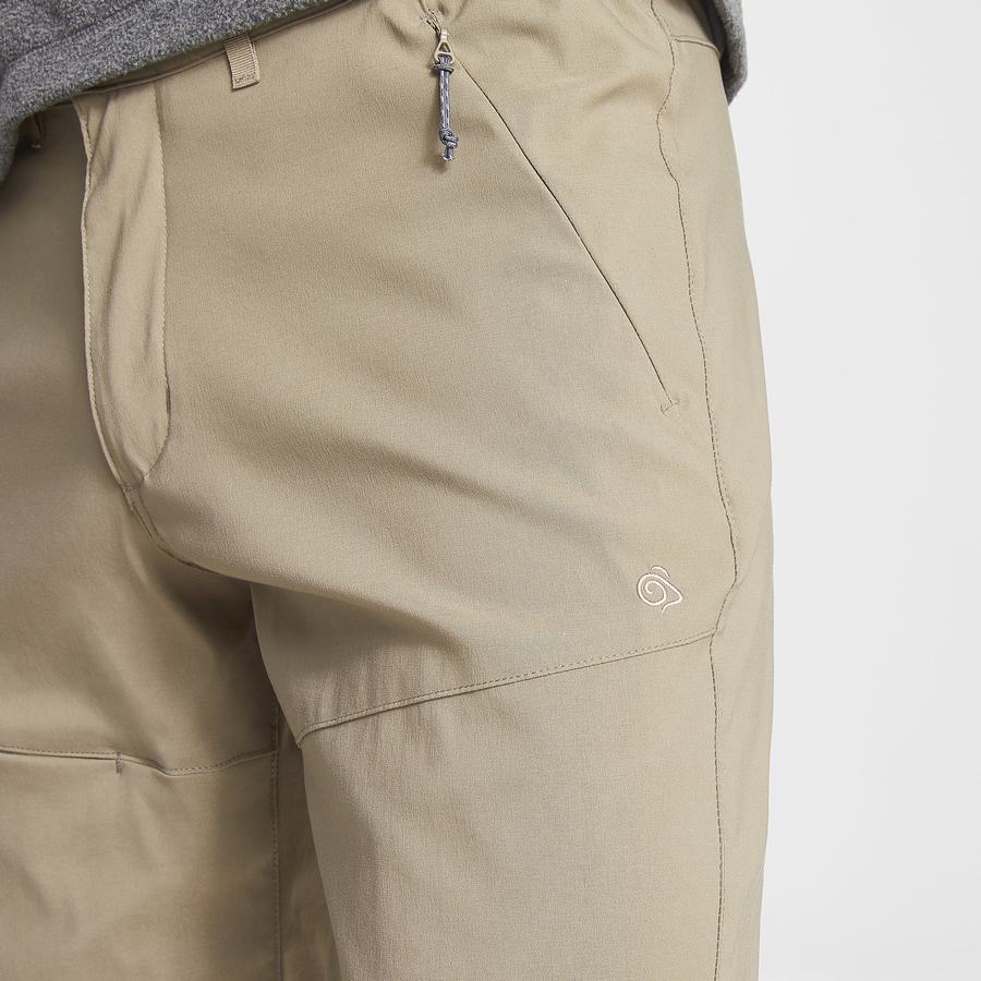 Craghoppers Kiwi Pro Shorts Herre Khaki | SUY8411RD