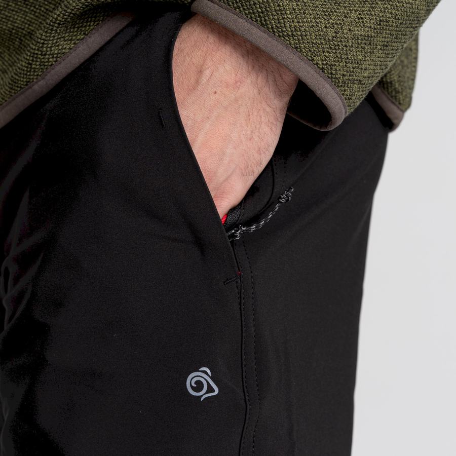 Craghoppers Kiwi Pro Softshell Bukser Herre Sort | TPD7699TW