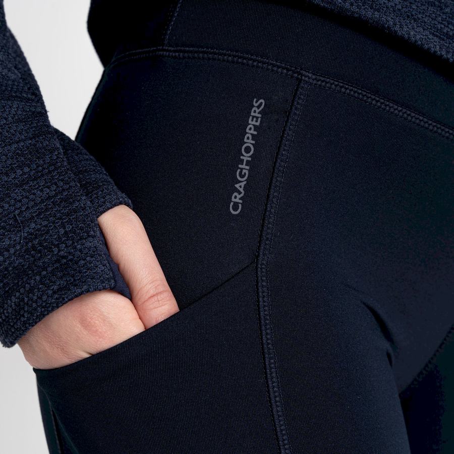 Craghoppers Kiwi Thermal Leggings Dame Mørkeblå | FNC4056TZ