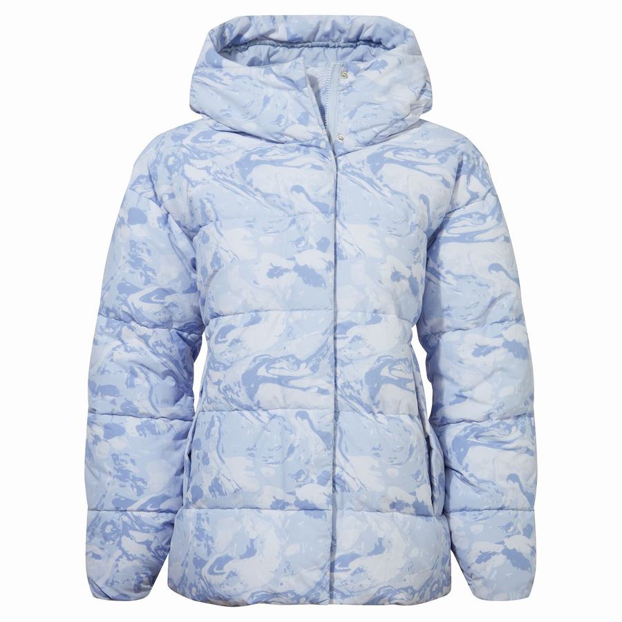 Craghoppers Madora Insulated Hætte Jakker Dame Hvide | GXR3689ZP