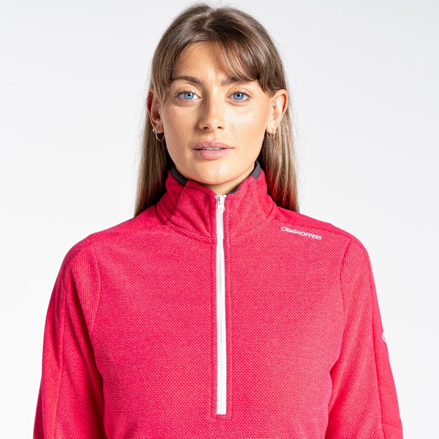 Craghoppers Minerva Half Zip Trøjer Dame Lilla Blomster | ZSL1646VU