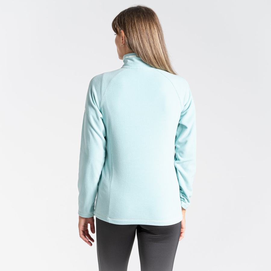 Craghoppers Miska Half Zip Trøjer Dame Grøn | GEN6328CN