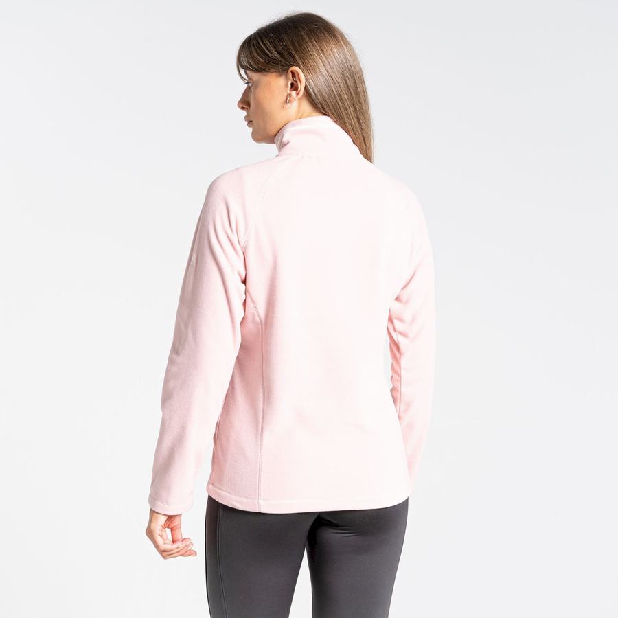 Craghoppers Miska Half Zip Trøjer Dame Lyserød | TIM3783NO