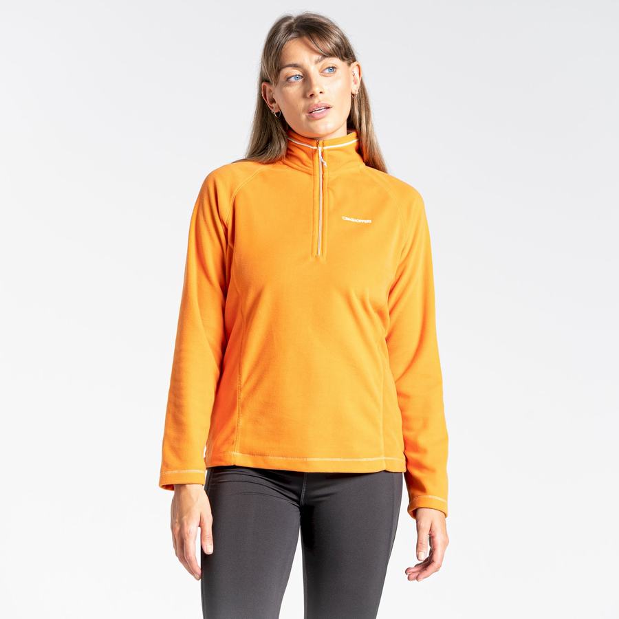 Craghoppers Miska Half Zip Trøjer Dame Orange | OFL6258PE