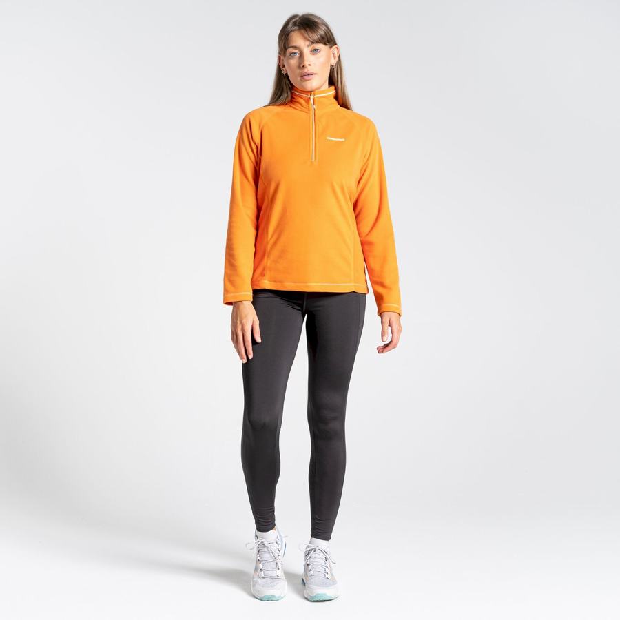 Craghoppers Miska Half Zip Trøjer Dame Orange | OFL6258PE