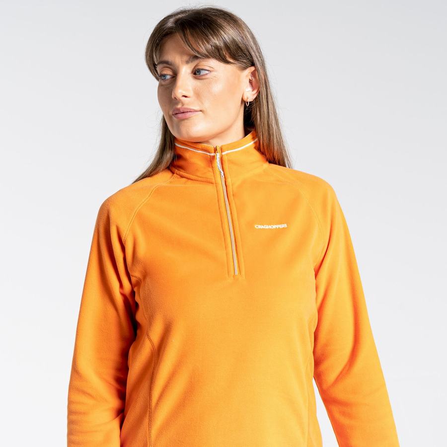 Craghoppers Miska Half Zip Trøjer Dame Orange | OFL6258PE