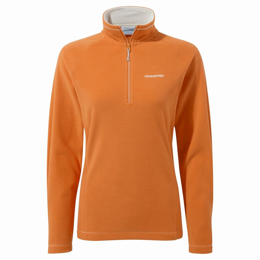 Craghoppers Miska Half Zip Trøjer Dame Orange | OFL6258PE