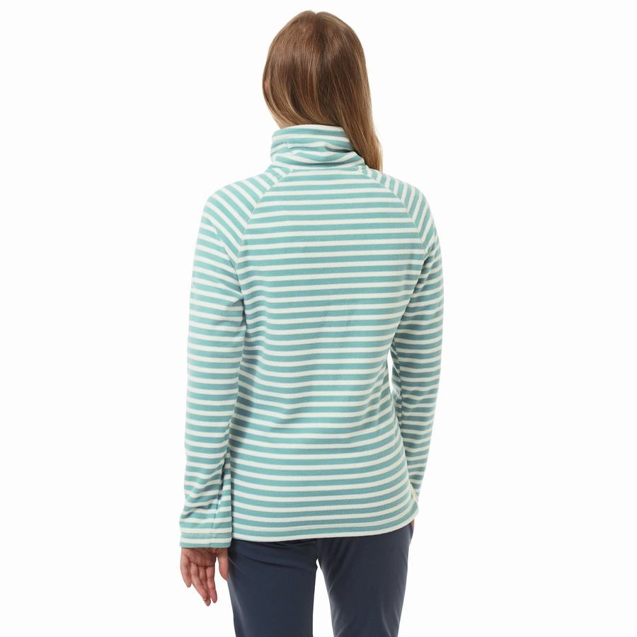 Craghoppers Natalia Half Zip Trøjer Dame Striber | DFP681XX