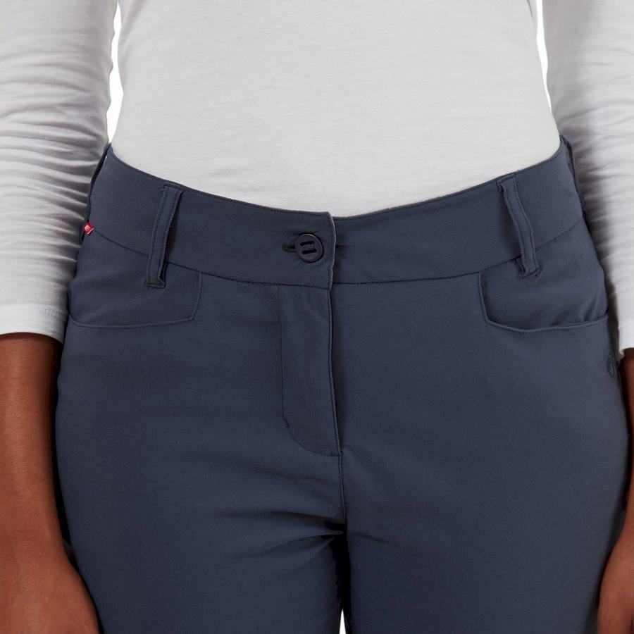 Craghoppers NosiLife Clara Crop Shorts Dame Mørkeblå | QCS5744SR