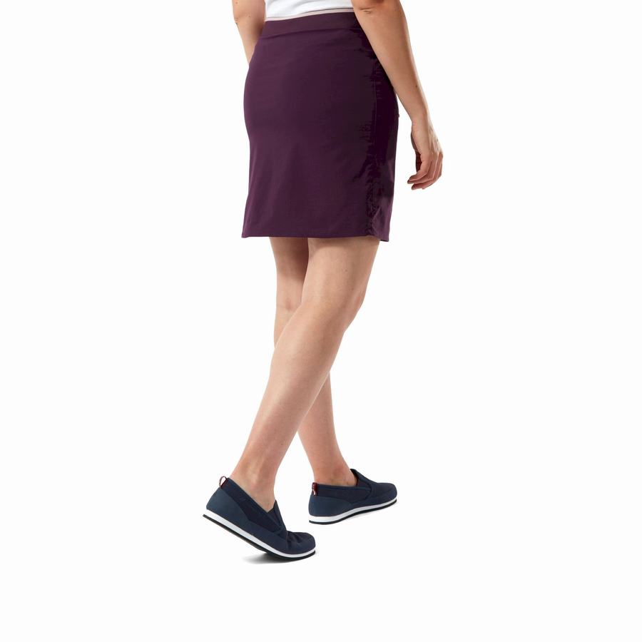 Craghoppers NosiLife Pro Skort Shorts Dame Lilla | DBJ1628CO