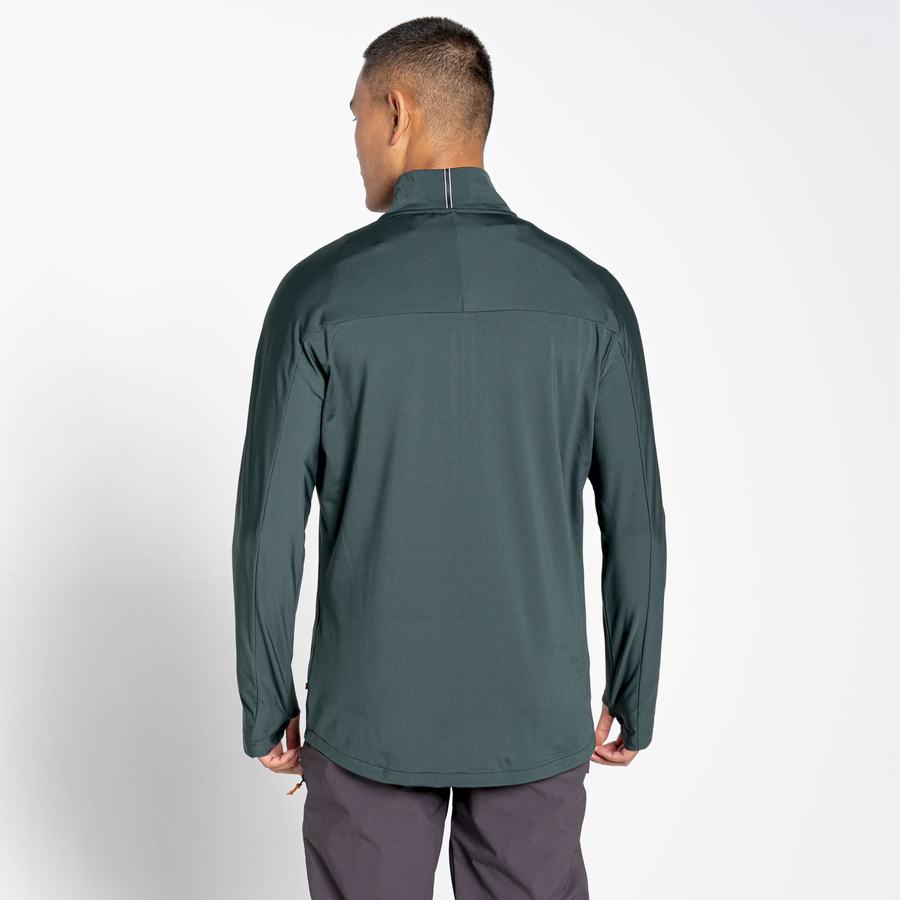 Craghoppers NosiLife Valens Half Zip Top T-shirts Herre Grøn | ZSW2844TZ