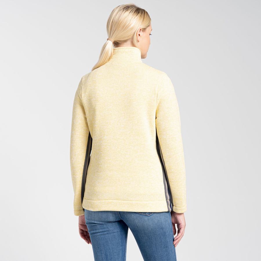 Craghoppers Pinalla Half Zip Trøjer Dame Gul | IVF4276VX