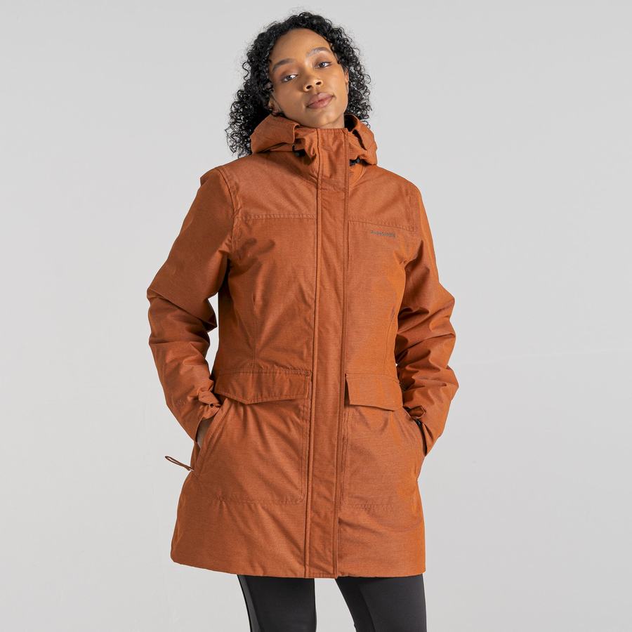 Craghoppers Shayla Insulated Jakker Dame Brune | RDU272SO