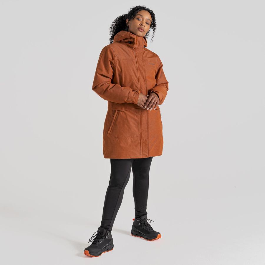 Craghoppers Shayla Insulated Jakker Dame Brune | RDU272SO