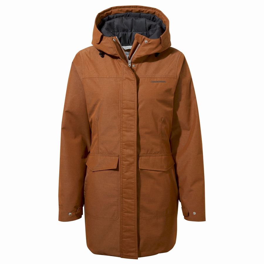 Craghoppers Shayla Insulated Jakker Dame Brune | RDU272SO